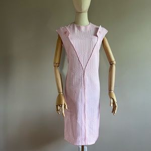 Vintage Sleeveless Pink Dress
